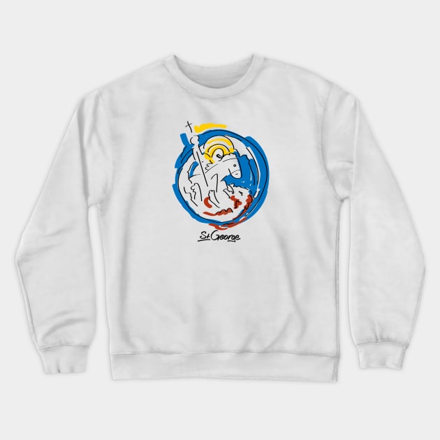 Saint George Crewneck Sweatshirt by samuel sisco